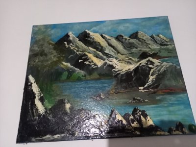 Vue sur la chaîne montagnarde