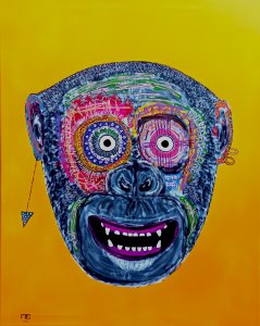 The cheerful chimpanzee.