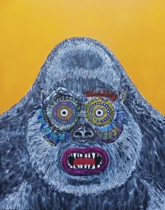 The astonished gorilla.