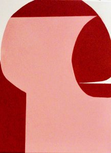 Red and Pink armchair