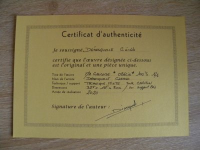 MA GAULOISE * OBELIX * 100'S (rouge) 1/1