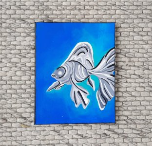 Fish glossy art print 