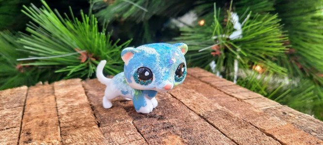 Little Pet Shop Custom/ monkey/custom painted LPS/LPS custom personalised/ cute small gift/LGBTQ+ custom made flag/ Gay flag