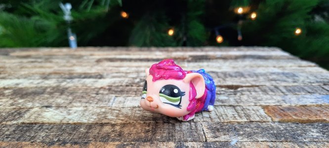 Hamster/ Little Pet Shop Custom/custom painted LPS/LPS custom personalised/ cute small gift/LGBTQ+ custom made flag/ Gay flag