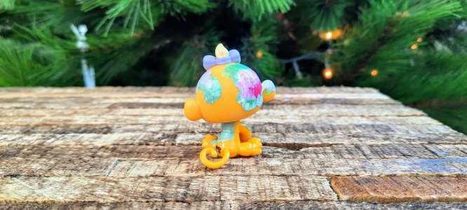 Monkey/ Little Pet Shop Custom/custom painted LPS/LPS custom personalised/ cute small gift/LGBTQ+ custom made flag/ Gay flag