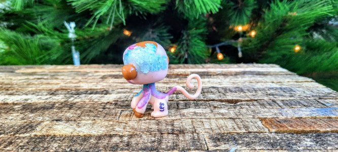 monkey/ Little Pet Shop Custom/custom painted LPS/LPS custom personalised/ cute small gift/LGBTQ+ custom made flag/ Gay flag