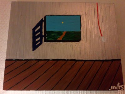 Intérieure avec une fenêtre.