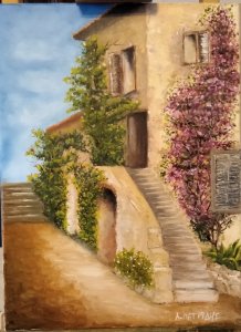 Traditional house on the island