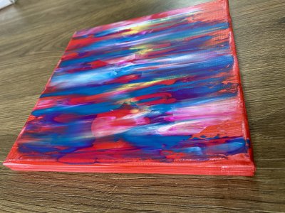 The reflexion of the sunrise