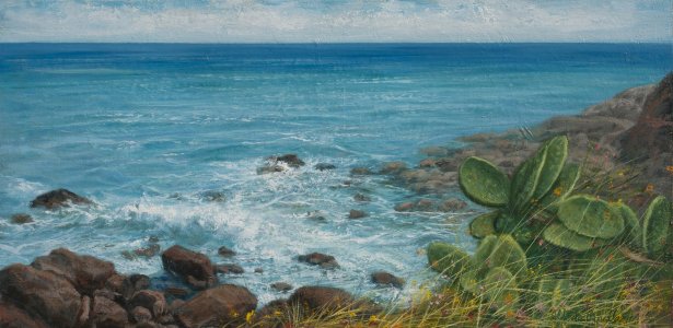 Mareggiata a Bordighera