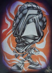 BBoy origamique n°2