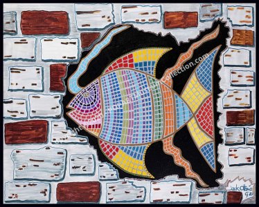 THE FISH IN THE WALL