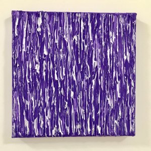 Purple Textured Painting