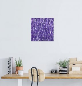 Purple Textured Painting