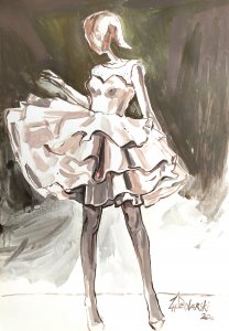 Etude pour une Robe XI