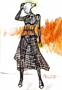 Etude pour une Robe XXII