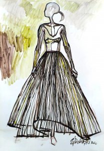 Etude pour une Robe XXV