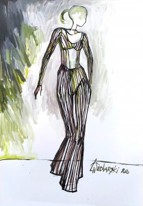 Etude pour une Robe XXX