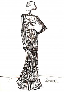 Etude pour une Robe XXXV