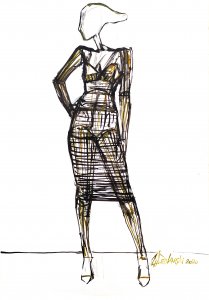 Etude pour une Robe XXXIX