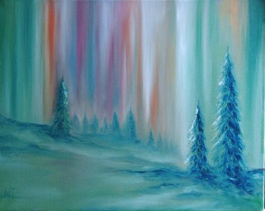 Landscapes Original Oil Painting on Canvas  Art by Kisl.T. Shining