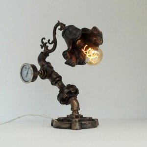 Unique Steampunk Table Lamp