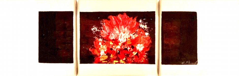 Peinture abstraite acrylique décorative Sobaïna