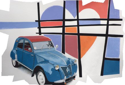 La 2CV et Mondrian
