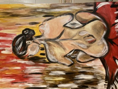 Mujer desnuda espalda