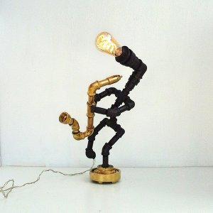 Unique Lamp, Minimalist, Bedroom Decor, Saxophone Art, Room Decor, Bohemian Decor, Thanksgiving Decor, Gift For Her, Wedding Gift, Mom Gift Active