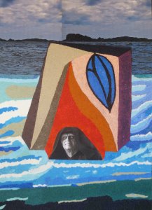 Fels in der Brandung