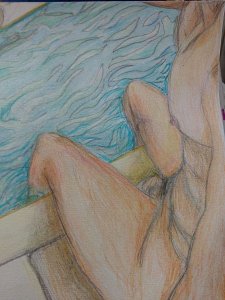 Aux bords de la piscine