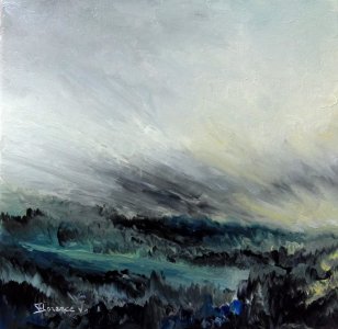 HENRIC Florence V. - Bourrasque (tableau, Huile / Toile)