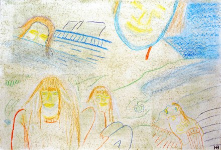 EXploration - Dessin sur anthotype