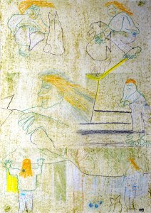 INtrospection - Dessin sur anthotype