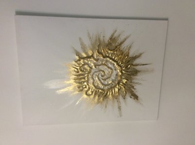 Peinture structurée à l’acrylique