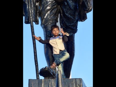 Sur les pas de Gandhi 