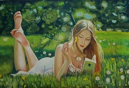 the green way Painting