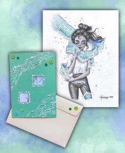 INSPIRATIONAL CARD - WATER EMBRACE