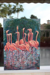 Flamingoes
