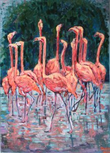 Flamingoes