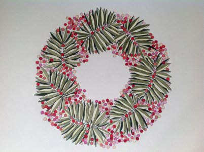Leaf wreath