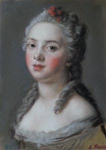  copy after  a portrait by J. M. Nattier