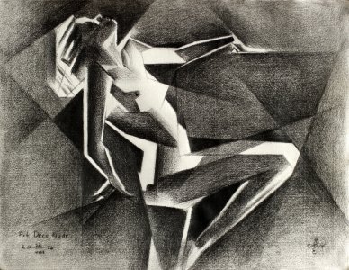 Art Deco Nude - 23-08-22 (Sold)
