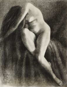 Art Deco Nude - 29-08-22 (sold)