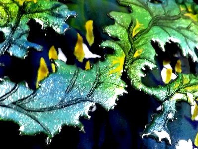 Vague d'optimisme - tableau en émail en 3D