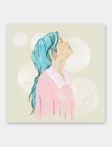 Valentina with moons