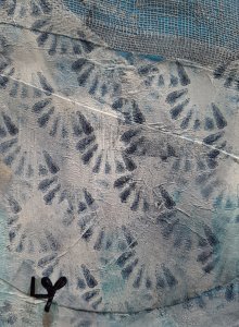 En bleus et gris by Martine LALLEMENT