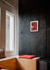 Dentelle rouge by Martine LALLEMENT