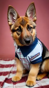 "Guardian of the Wild: Majestic German Shepherd"